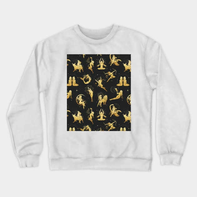 Celestial zodiac Crewneck Sweatshirt by Milatoo